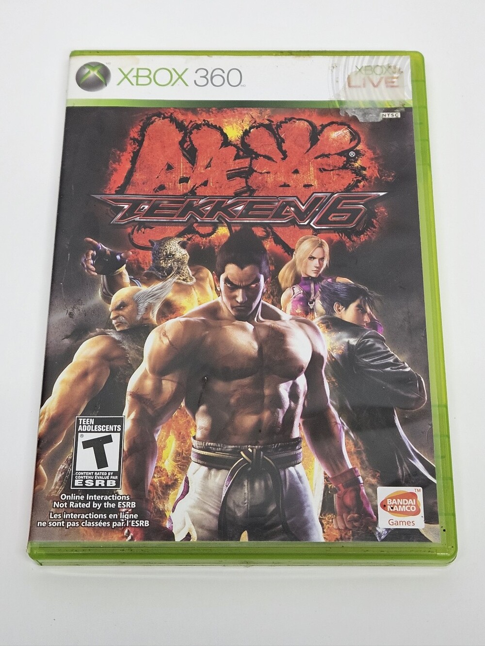 Tekken 6 Case + Cover Art and Manual NO Game Disc | Xbox 360 Retro Gamer Tech